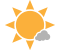 Mainly sunny. Wind east 20 km/h. High 12. UV index 3 or moderate. Mainly sunny