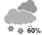 Possibilit d'averses de neige (60%)